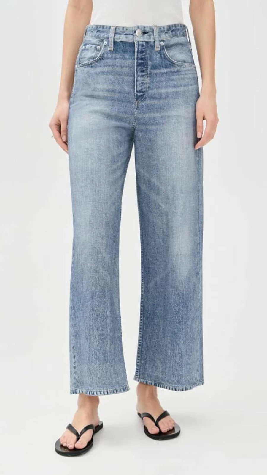 Rag & Bone Women's Miramar Andi Wide Leg Pants - High-Waisted Casual Trousers for Women