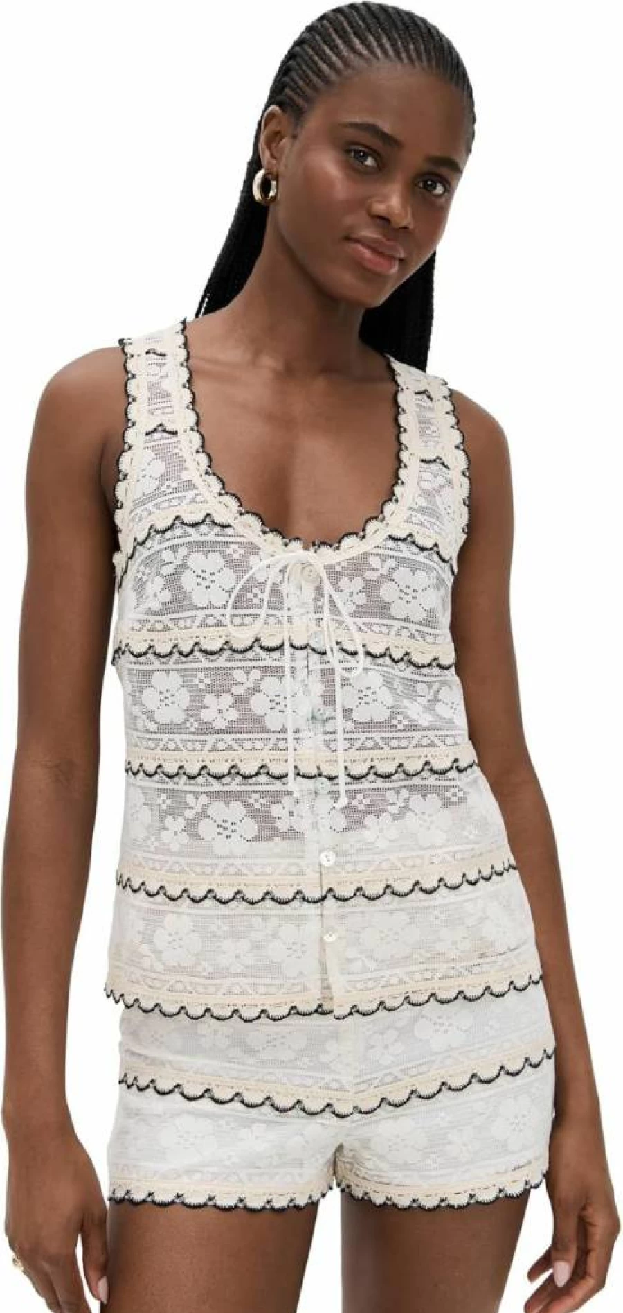 Show Me Your Mumu Women's Take It Easy Relaxed Fit Tank Top