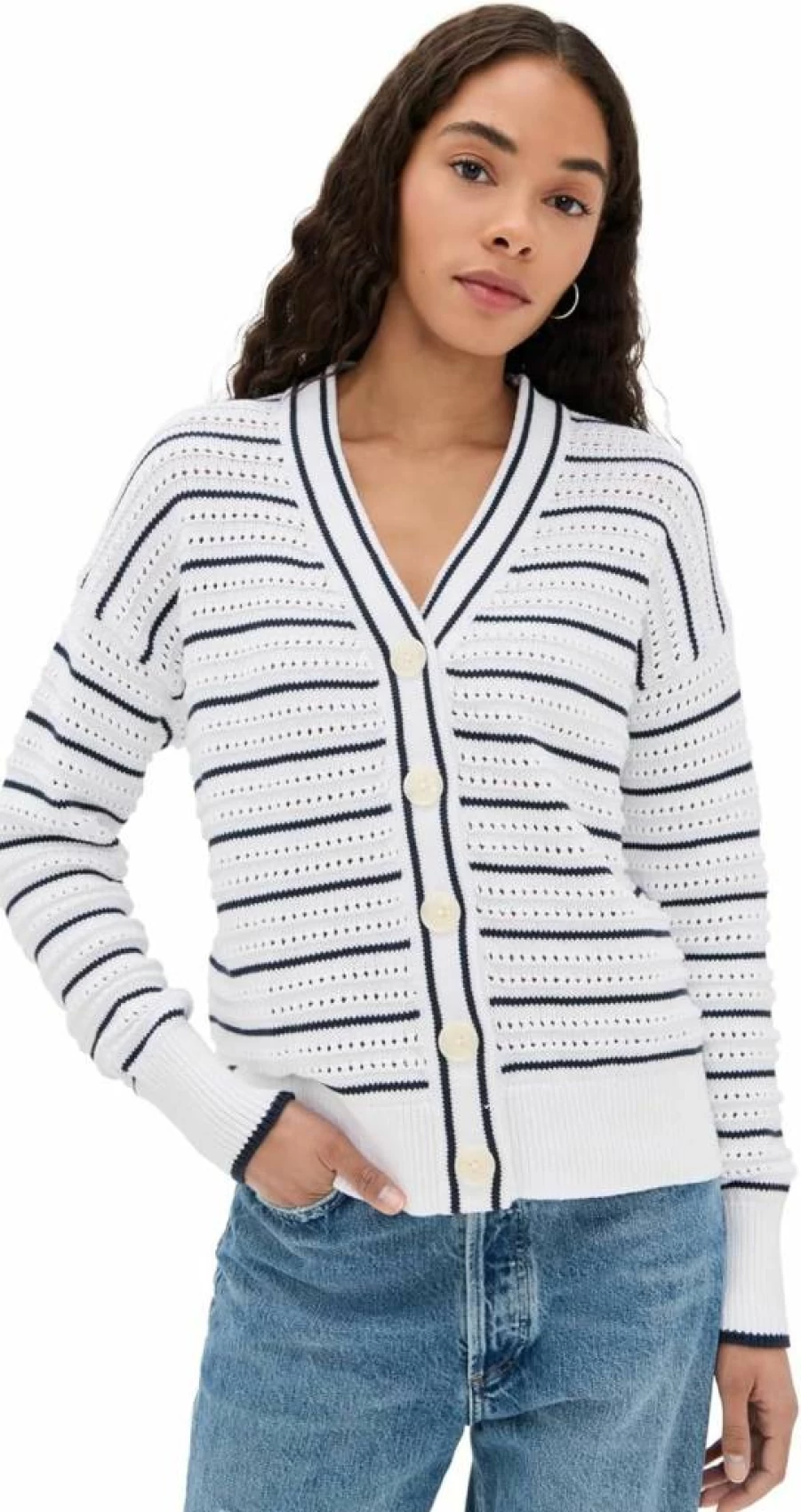 Varley Women's Antonia Relaxed Cardigan - Soft Casual Knit Sweater for Women