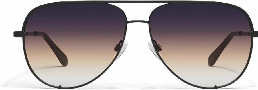 Quay High Key Extra Large Sunglasses for Women - Oversized Retro UV Protection
