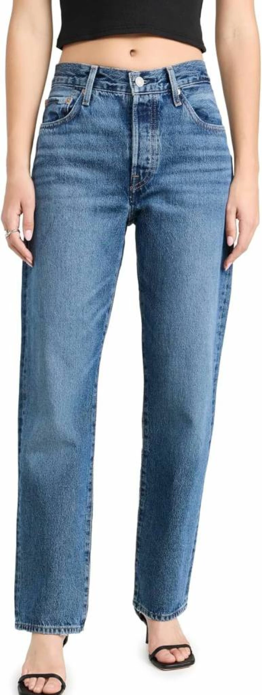 Levi's Women's 501 Original '90s High Rise Straight Leg Jeans