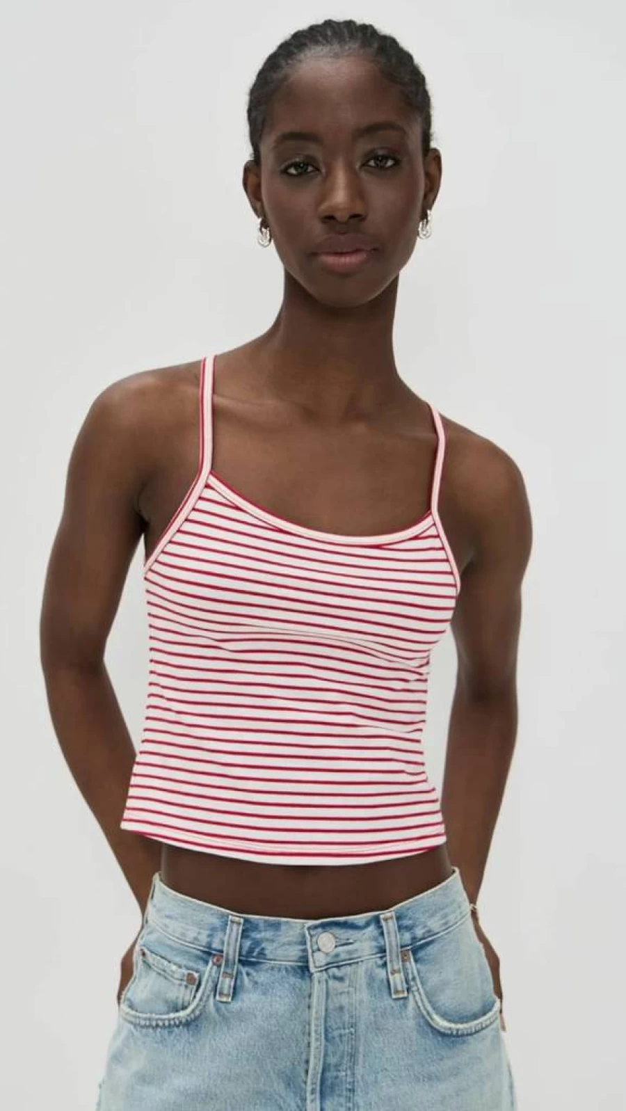 Joe's Jeans Women's Everyday Tank Top - Casual Comfort Fit Stretch Cotton Blend