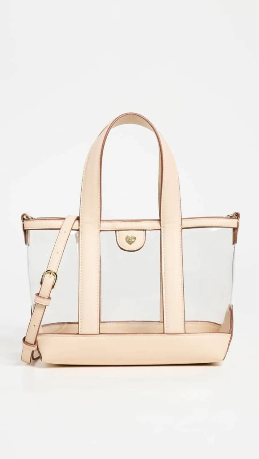 Stoney Clover Lane Women's Transparent Mini Tote Bag - Clear PVC Shoulder Bag for Women