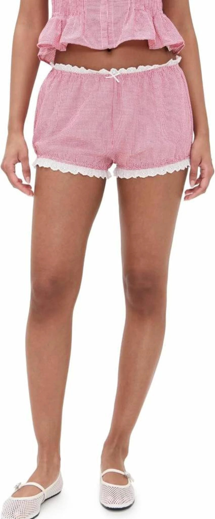NIA Women's Justine High-Waisted Bloomer Shorts - Comfortable & Stylish Vintage-Inspired Loungewear