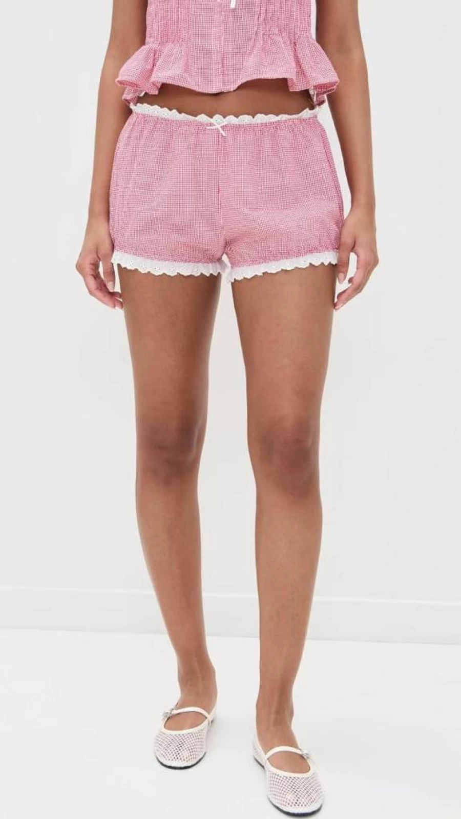 NIA Women's Justine High-Waisted Bloomer Shorts - Comfortable & Stylish Vintage-Inspired Loungewear