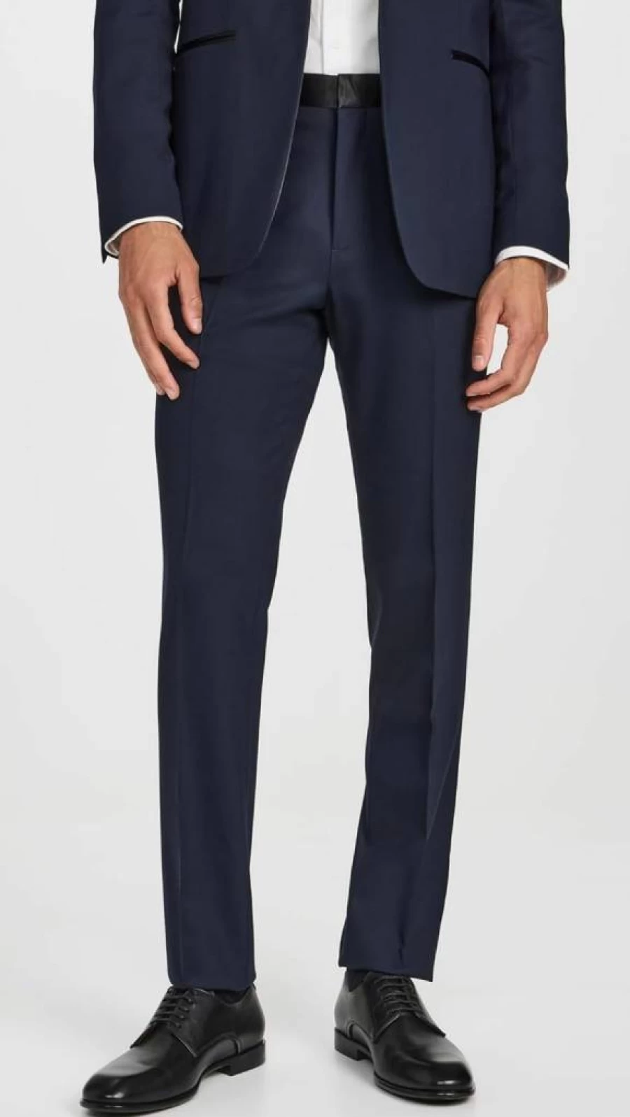 Theory Men's Mayer Formal Tuxedo Pants - Slim Fit Suit Dress Pants for Weddings & Business