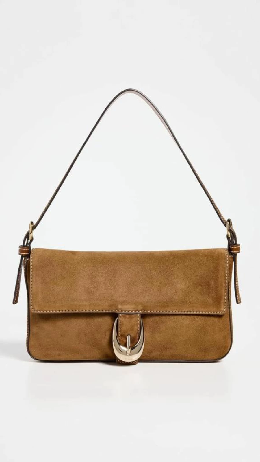 STAUD Harlow Leather Shoulder Bag for Women - Stylish Crossbody Purse